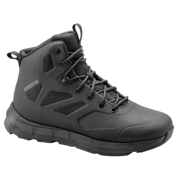 Men's Interceptor Wyatt Black Tactical Boot 6" Soft Toe EnduroPro Anti-Fatigue - Picture 4 of 10